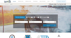 Desktop Screenshot of locaparkroissy.fr